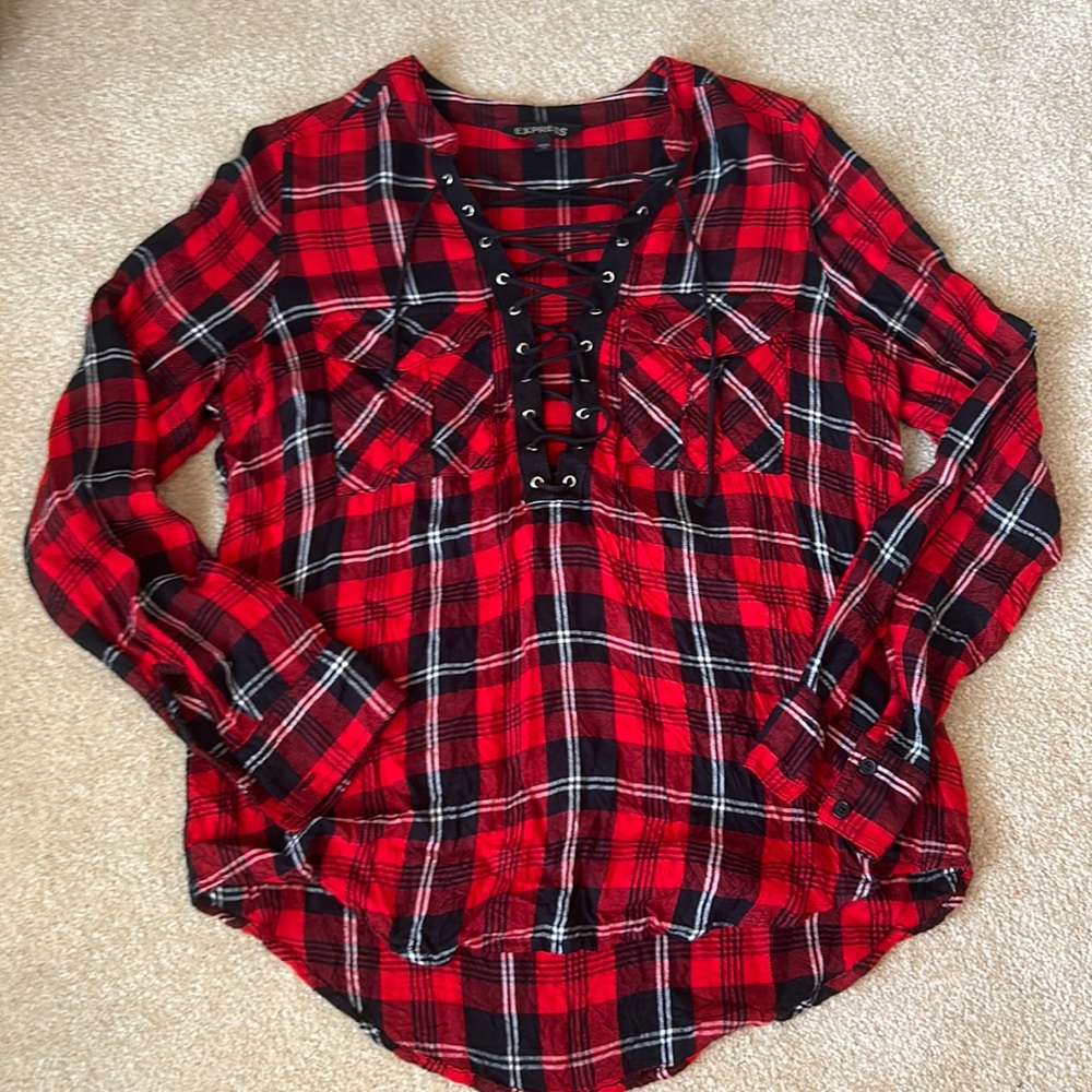 Plaid Top
